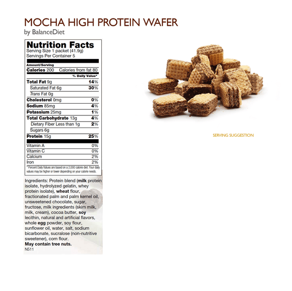 Mocha Wafer Protein Cookies - BalanceDiet  - 3