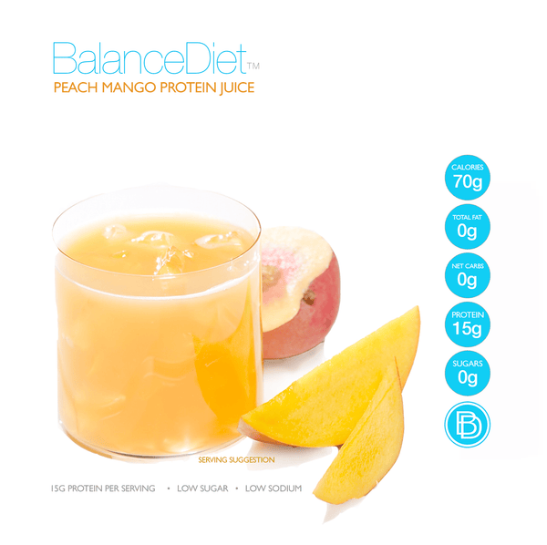 Peach Mango Protein Juice - BalanceDiet  - 2